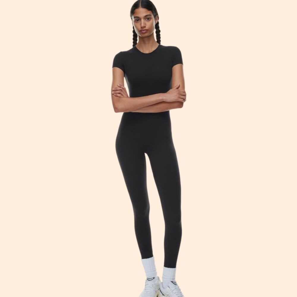 Aritzia Butter Essential Jumpsuit Black